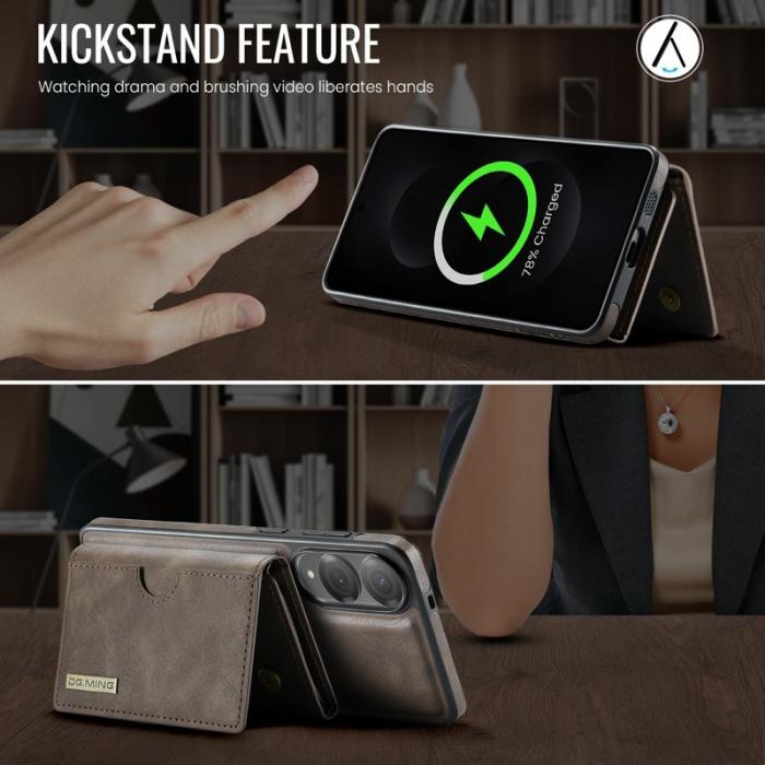 DG.MING - DG.MING M6 Series Samsung Galaxy S25 Edge Skal Magnetisk Kaffe