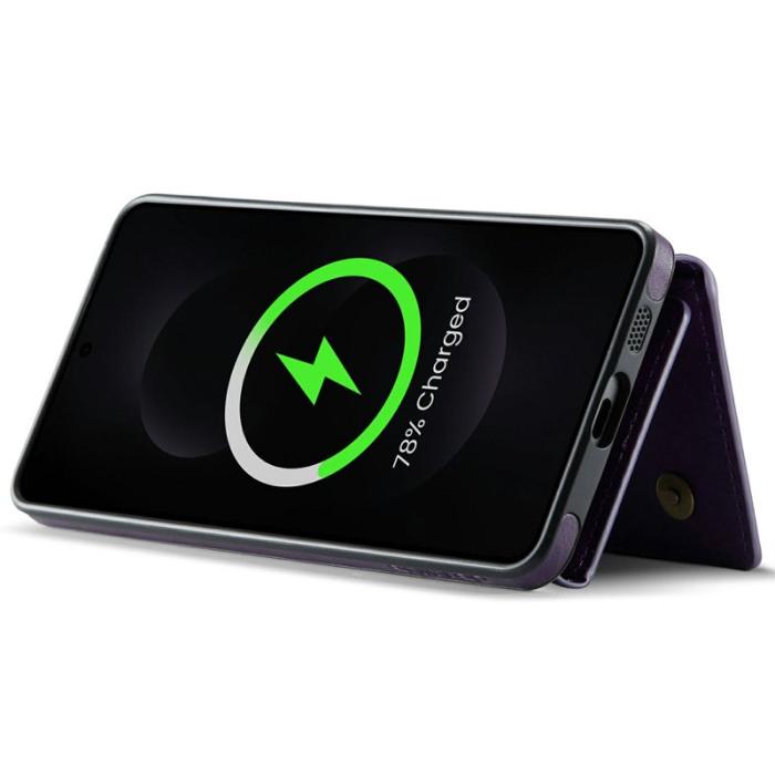 DG.MING - DG.MING M6 Series Samsung Galaxy S25 Edge Skal Magnetisk Lila