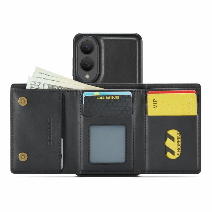 DG.MING - DG.MING M6 Series Samsung Galaxy S25 Edge Skal Magnetisk Svart