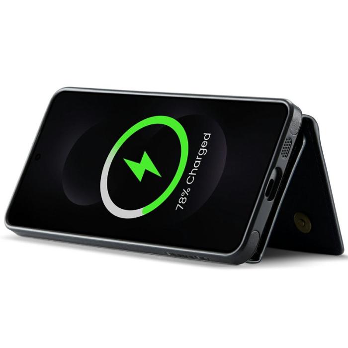 DG.MING - DG.MING M6 Series Samsung Galaxy S25 Edge Skal Magnetisk Svart