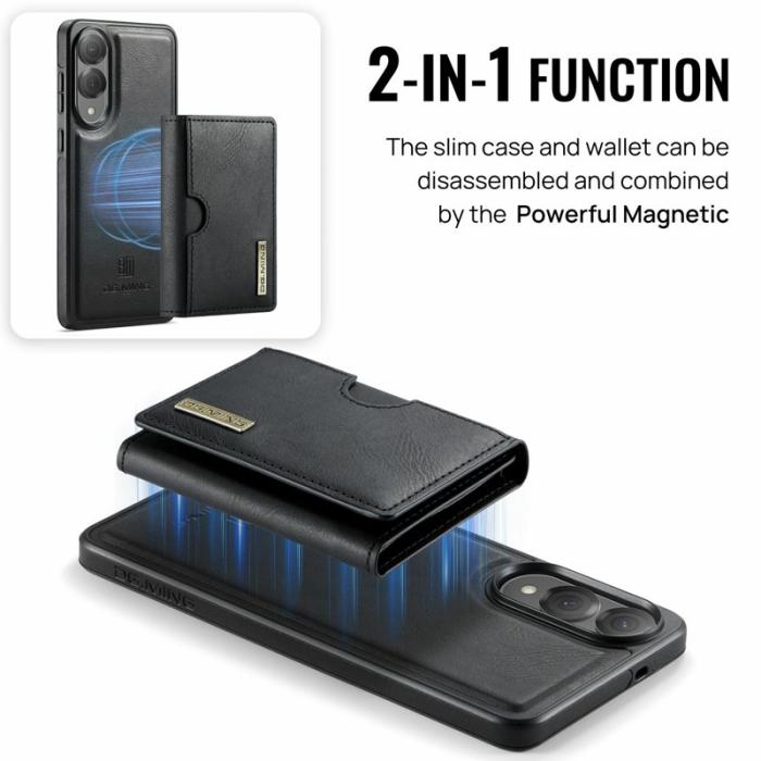 DG.MING - DG.MING M6 Series Samsung Galaxy S25 Edge Skal Magnetisk Svart