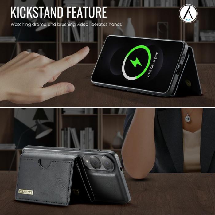 DG.MING - DG.MING M6 Series Samsung Galaxy S25 Edge Skal Magnetisk Svart