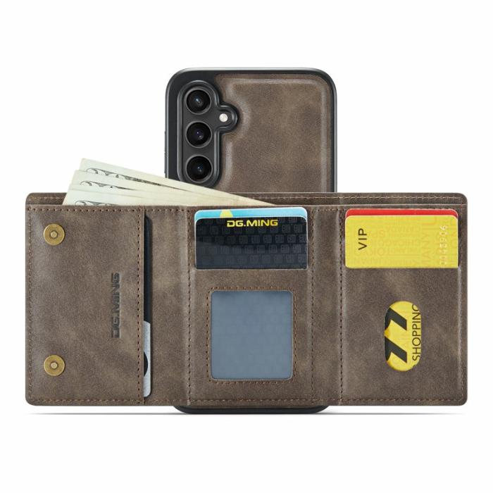 DG.MING - DG.MING M6 Series Samsung Galaxy S25 FE Skal Magnetisk Kaffe