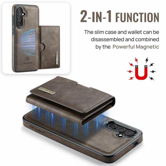 DG.MING - DG.MING M6 Series Samsung Galaxy S25 FE Skal Magnetisk Kaffe