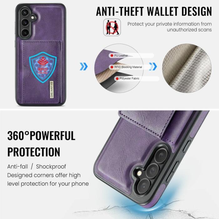 DG.MING - DG.MING M6 Series Samsung Galaxy S25 FE Skal Magnetiskt Lila