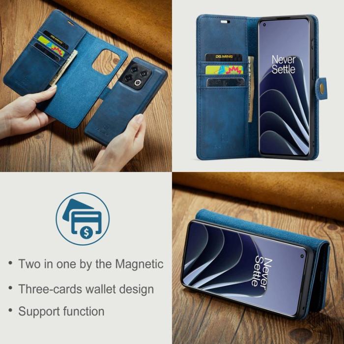 DG.MING - DG.MING OnePlus 10 Pro 5G Skal, Chockresistent, Blå