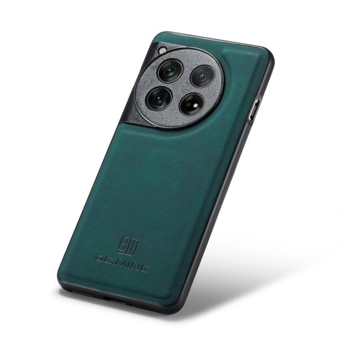 DG.MING - DG.MING OnePlus 12 5G Skal Läder+PC+TPU Stöttålig Grön