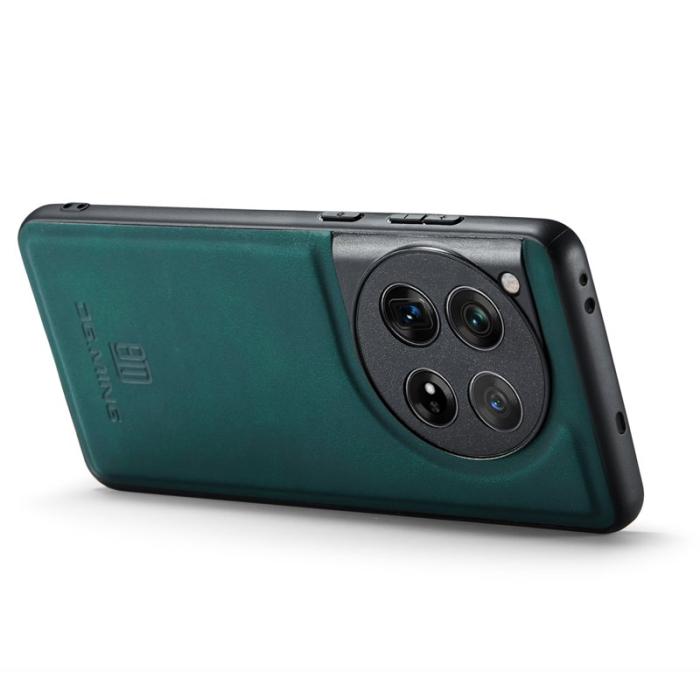 DG.MING - DG.MING OnePlus 12 5G Skal Läder+PC+TPU Stöttålig Grön