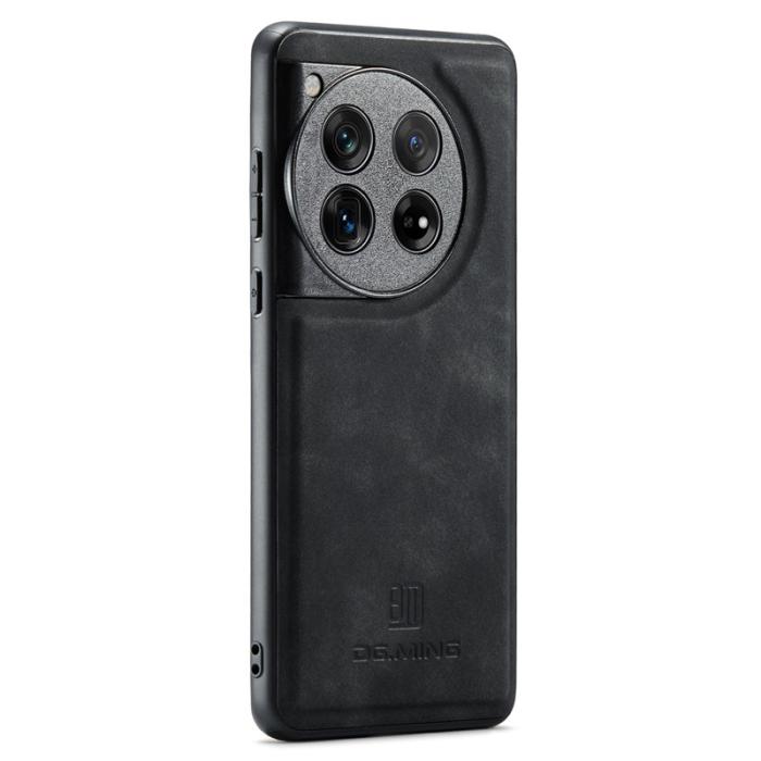DG.MING - DG.MING OnePlus 12 5G Skal Läder+PC+TPU Stöttåligt Svart