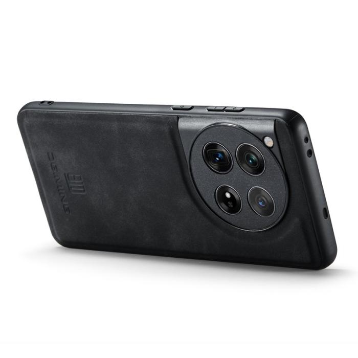 DG.MING - DG.MING OnePlus 12 5G Skal Läder+PC+TPU Stöttåligt Svart