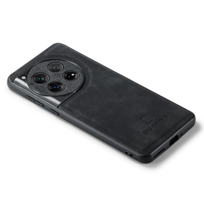 DG.MING - DG.MING OnePlus 12 5G Skal Läder+PC+TPU Stöttåligt Svart
