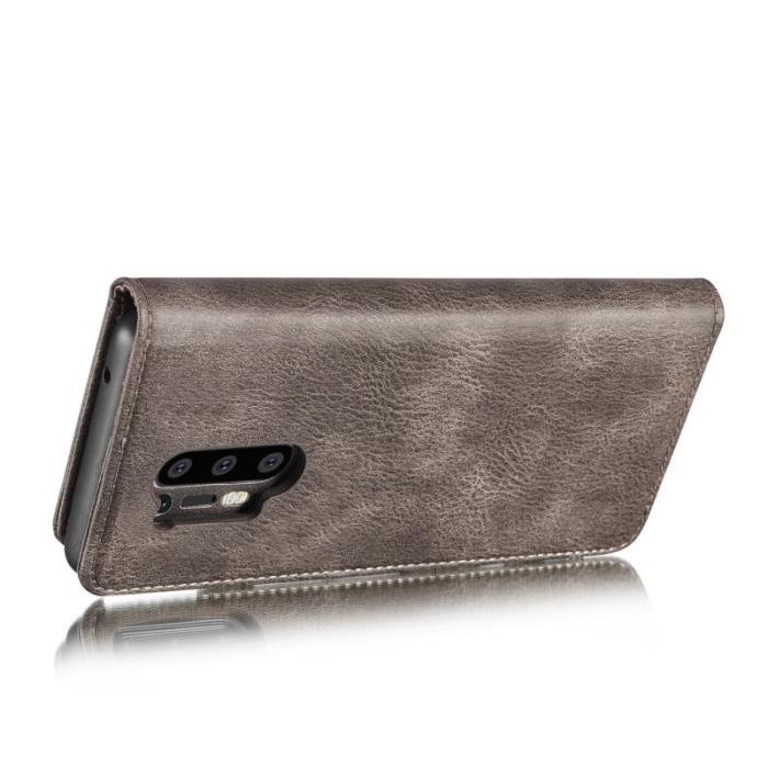 DG.MING - DG.MING OnePlus 8 Pro Fodral 2-i-1 Delbart Läder Grå