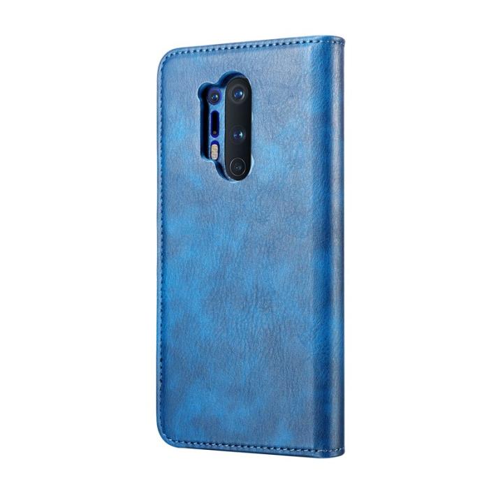 DG.MING - DG.MING OnePlus 8 Pro Fodral 2-i-1 Läder Wallet Blå