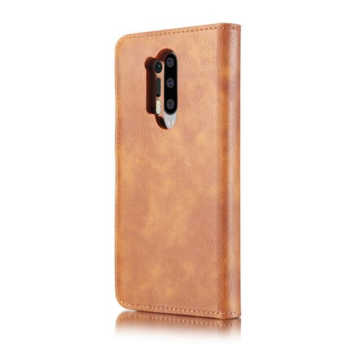 DG.MING - DG.MING OnePlus 8 Pro Fodral 2-i-1 Läder Wallet - Brun