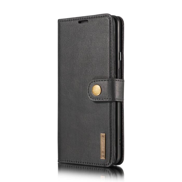 DG.MING - DG.MING OnePlus 8 Pro Fodral 2-i-1 Läder Wallet Svart