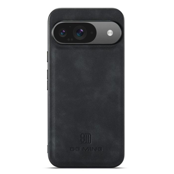 DG.MING - DG.MING Pixel 10 Pro Skal PU Läder Hybrid Svart