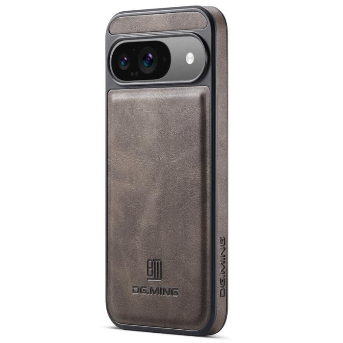 DG.MING - DG.MING Pixel 9 Pro Skal Anti-Drop Läder Coated - Kaffe