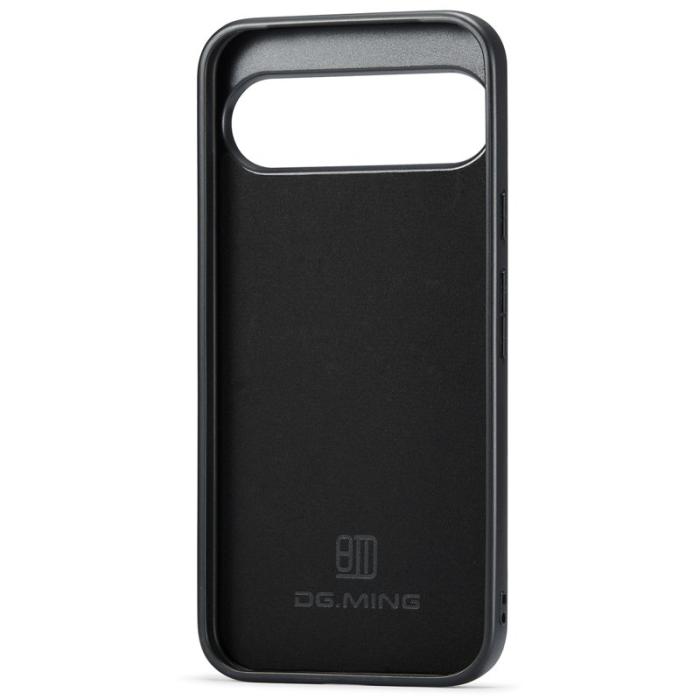 DG.MING - DG.MING Pixel 9 Pro Skal PU Läder Hybrid - Brun