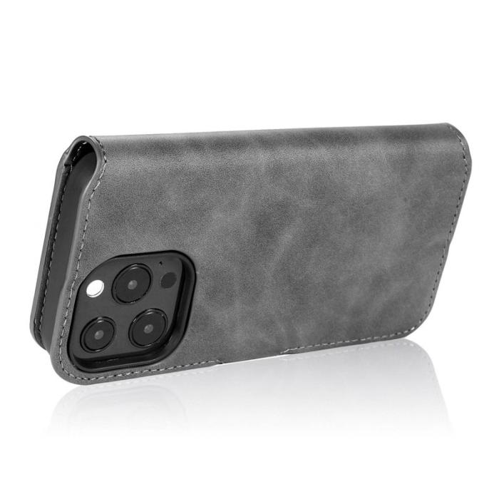 DG.MING - DG.MING Retro Fodral för iPhone 14 Pro 6.1 tum - Grå