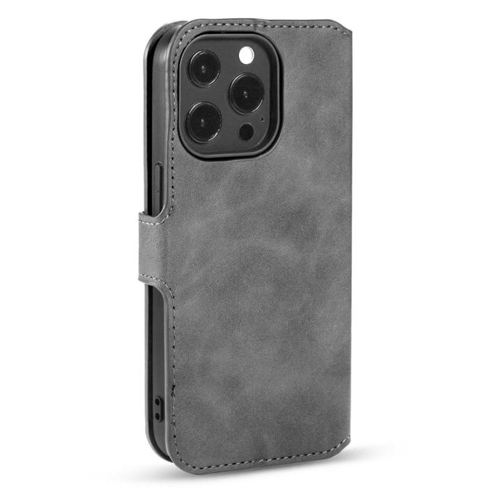 DG.MING - DG.MING Retro Fodral för iPhone 14 Pro 6.1 tum - Grå