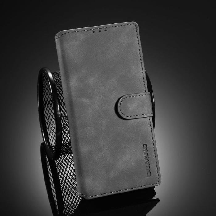 DG.MING - DG.MING Retro Läderfodral för Samsung Galaxy Note20 Ultra - Grå