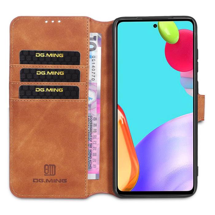 DG.MING - DG.MING Retro Skal för Samsung Galaxy A52 4G/5G - Brun