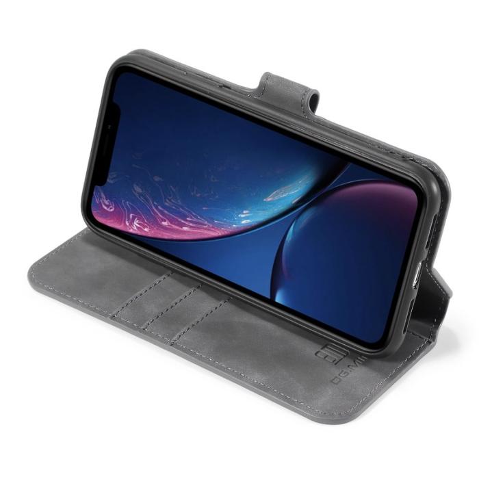DG.MING - DG.MING Retro Wallet Läderfodral för iPhone 11 6.1
