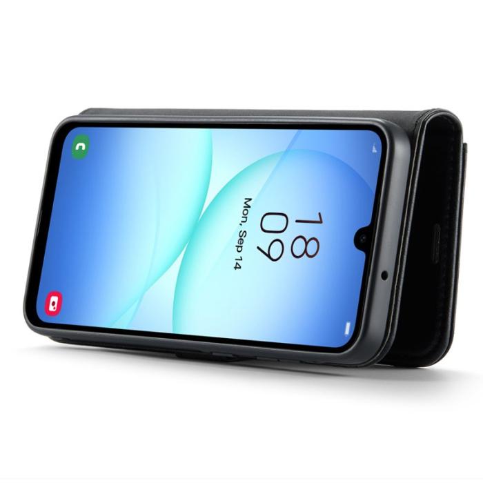 DG.MING - DG.MING Samsung Galaxy A17 5G Fodral Delbart Läder Svart