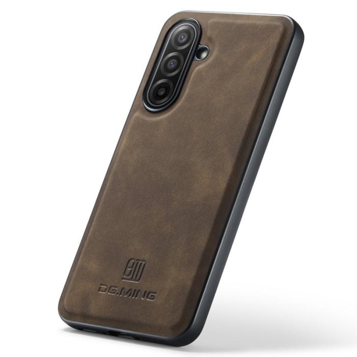 DG.MING - DG.MING Samsung Galaxy A17 5G Skal PU Läder Kaffe