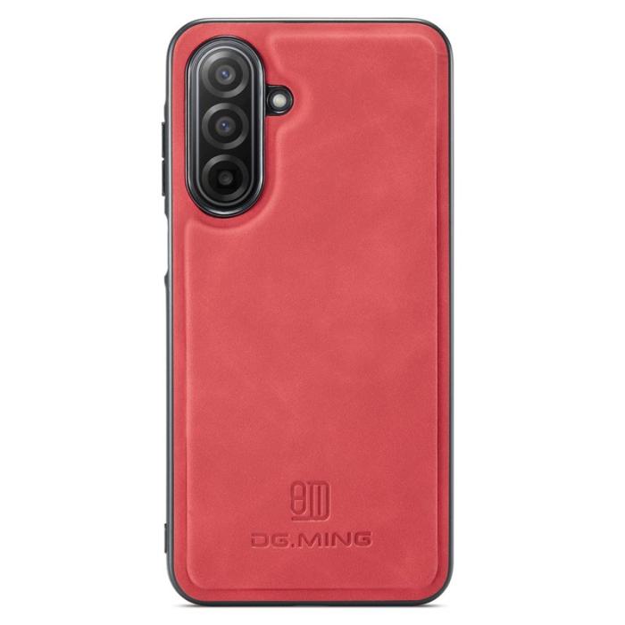 DG.MING - DG.MING Samsung Galaxy A17 5G Skal PU Läder Röd