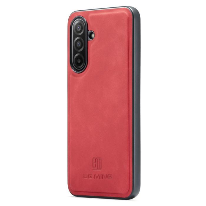 DG.MING - DG.MING Samsung Galaxy A17 5G Skal PU Läder Röd