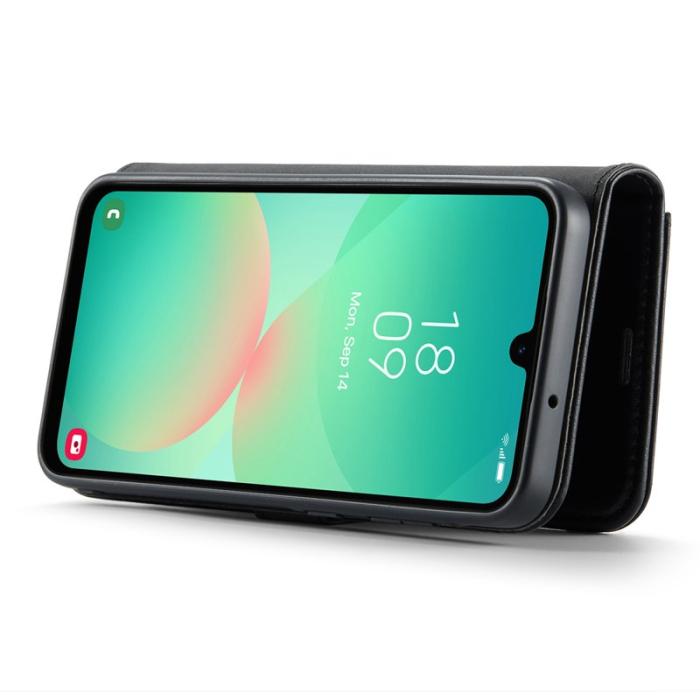 DG.MING - DG.MING Samsung Galaxy A26 5G Fodral Delbart Läder Svart
