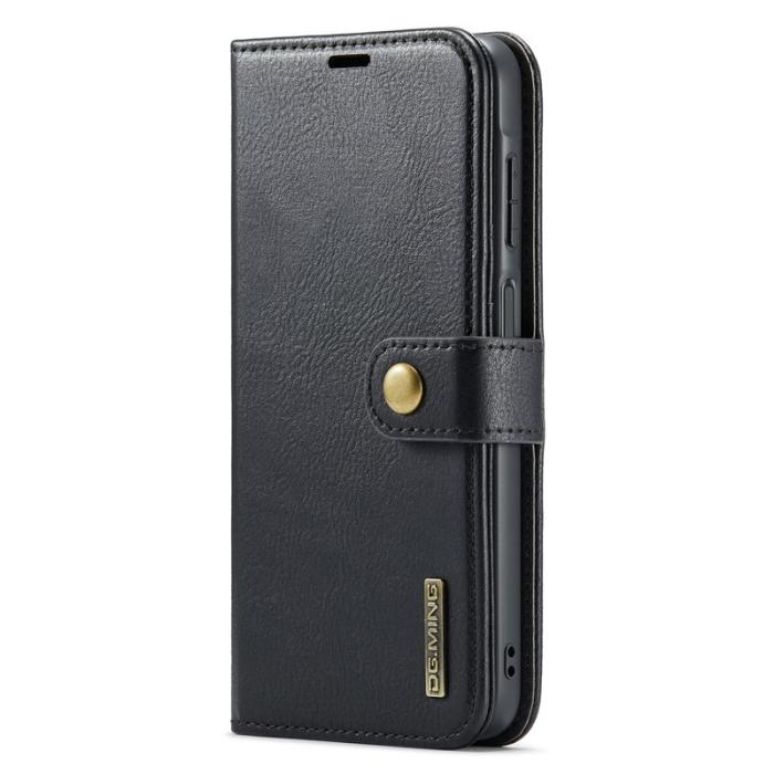 DG.MING - DG.MING Samsung Galaxy A26 5G Fodral Delbart Läder Svart