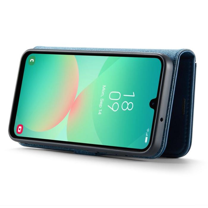 DG.MING - DG.MING Samsung Galaxy A26 5G Skal Delbart Läder - Blå