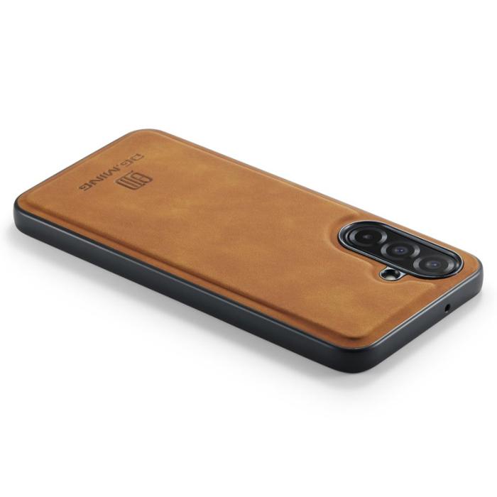 DG.MING - DG.MING Samsung Galaxy A26 5G Skal PU Läder Brun