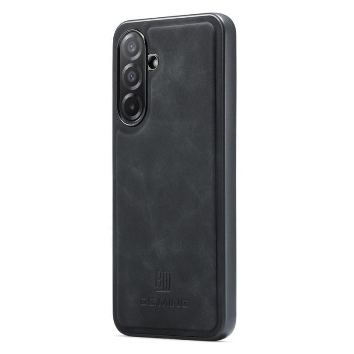 DG.MING - DG.MING Samsung Galaxy A26 5G Skal PU Läder Svart