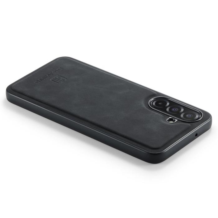 DG.MING - DG.MING Samsung Galaxy A26 5G Skal PU Läder Svart