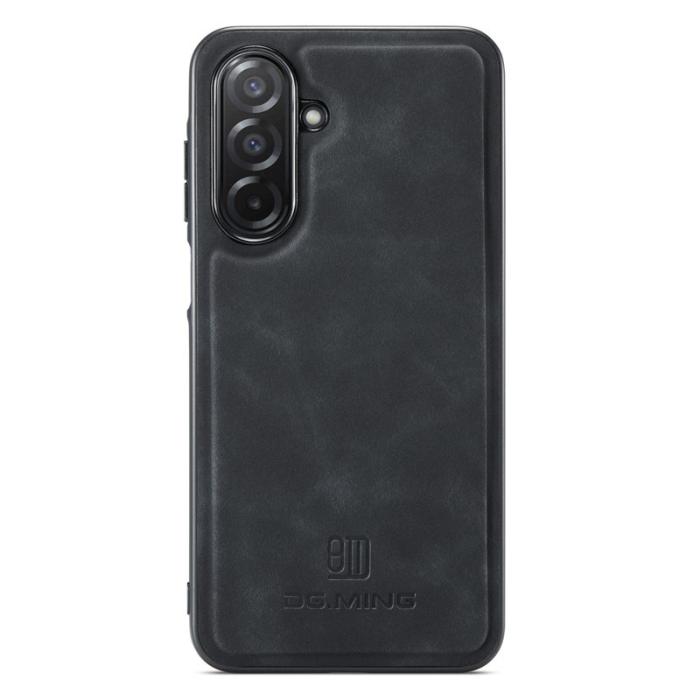 DG.MING - DG.MING Samsung Galaxy A26 5G Skal PU Läder Svart
