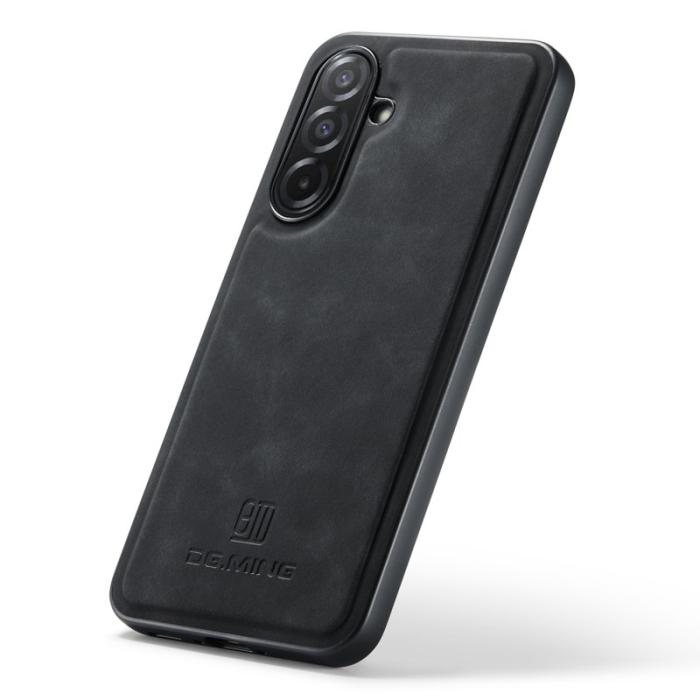 DG.MING - DG.MING Samsung Galaxy A26 5G Skal PU Läder Svart