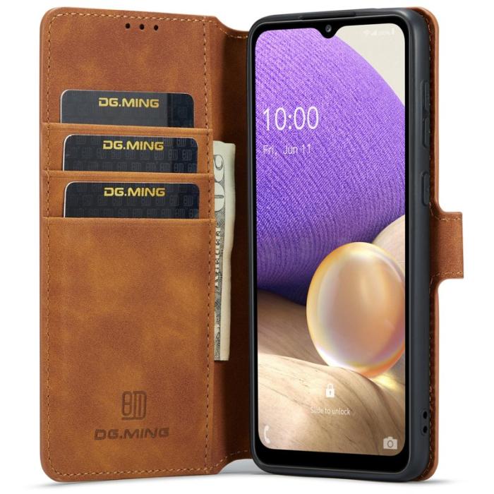 DG.MING - DG.MING Samsung Galaxy A33 5G Fodral Retro Brun