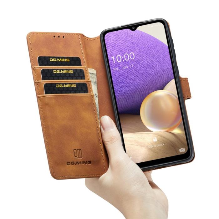DG.MING - DG.MING Samsung Galaxy A33 5G Fodral Retro Brun