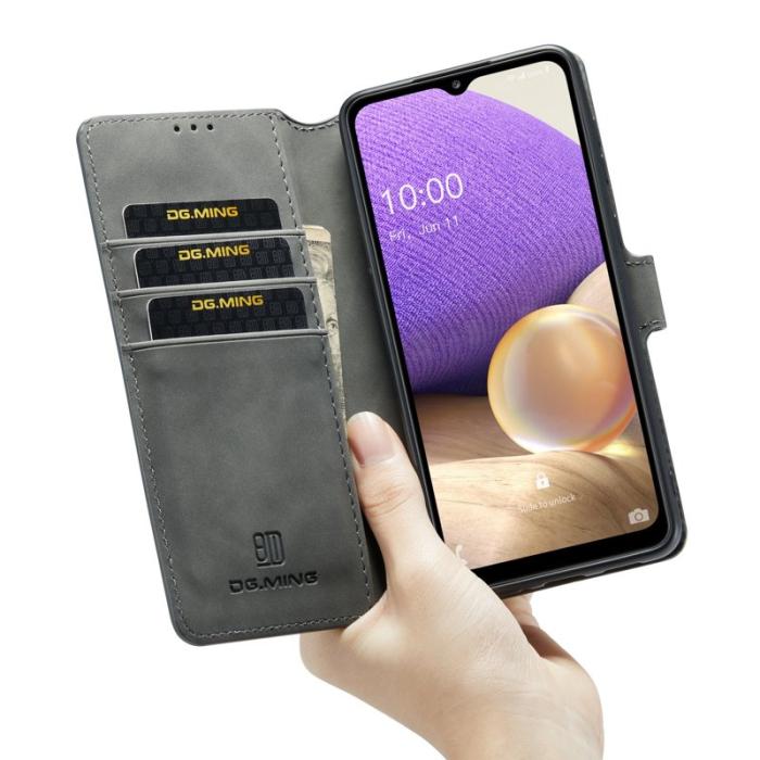 DG.MING - DG.MING Samsung Galaxy A33 5G Fodral Retro Grå