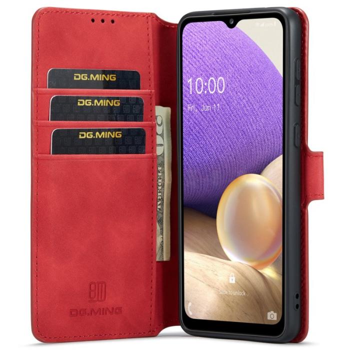 DG.MING - DG.MING Samsung Galaxy A33 5G Fodral Retro Röd