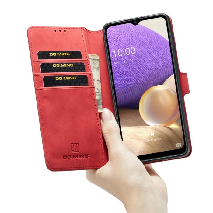 DG.MING - DG.MING Samsung Galaxy A33 5G Fodral Retro Röd
