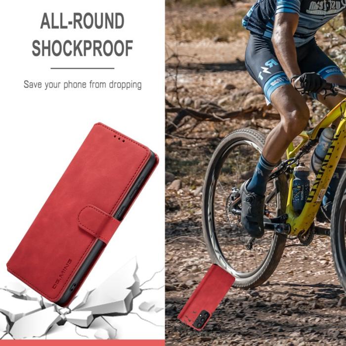 DG.MING - DG.MING Samsung Galaxy A33 5G Fodral Retro Röd