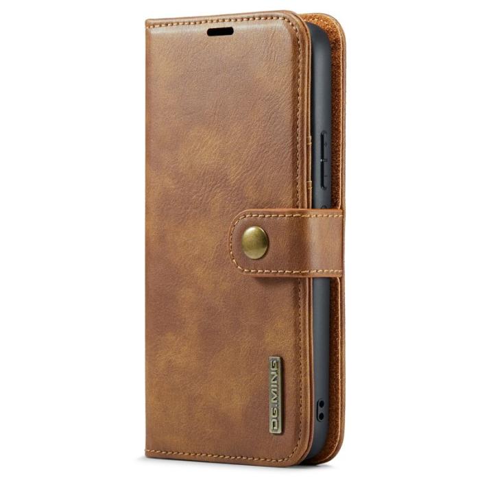 DG.MING - DG.MING Samsung Galaxy A34 5G Fodral Läder Magnetisk Brun