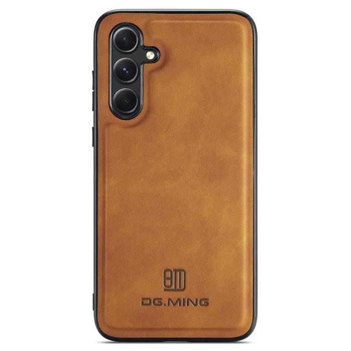 DG.MING - DG.MING Samsung Galaxy A35 5G Skal Läder+PC+TPU Brun