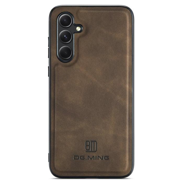 DG.MING - DG.MING Samsung Galaxy A35 5G Skal Läder+PC+TPU Kaffe