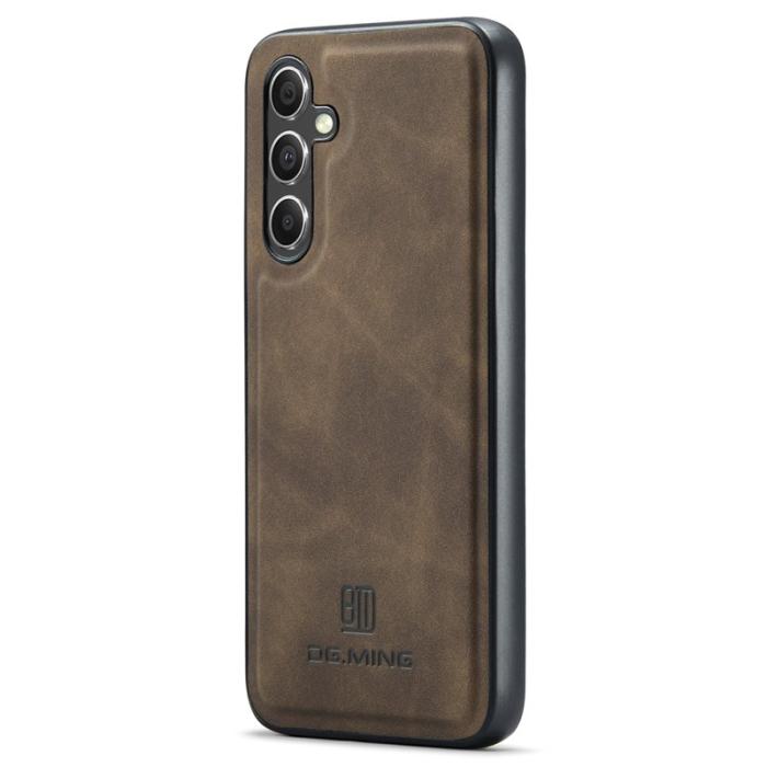 DG.MING - DG.MING Samsung Galaxy A35 5G Skal Läder+PC+TPU Kaffe