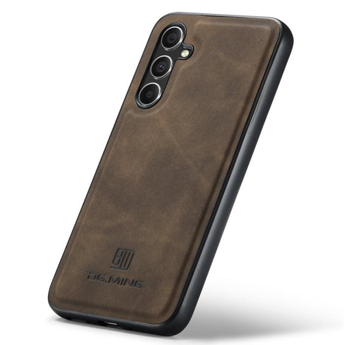 DG.MING - DG.MING Samsung Galaxy A35 5G Skal Läder+PC+TPU Kaffe